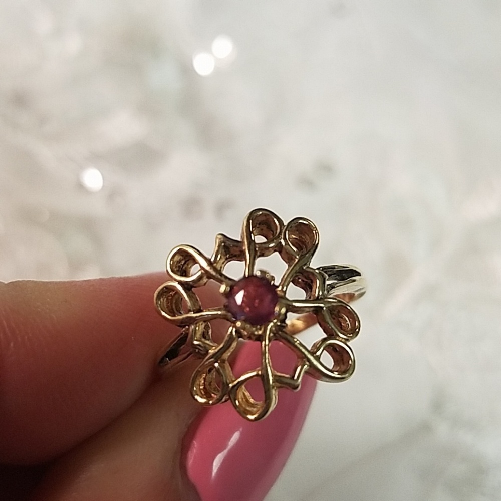 Sterling Silver Ruby Ring - image 7